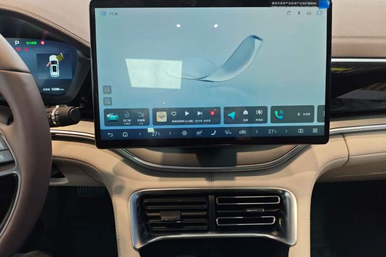 Used BYD Song PLUS New Energy 2025 EV Intelligent Driving Version 520km Premium Model Audio And AC Panel