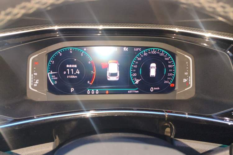 Used Volkswagen Tayron X 2020 380TSI Four-Wheel Drive Flagship Smart Connectivity Version Instrument Cluster