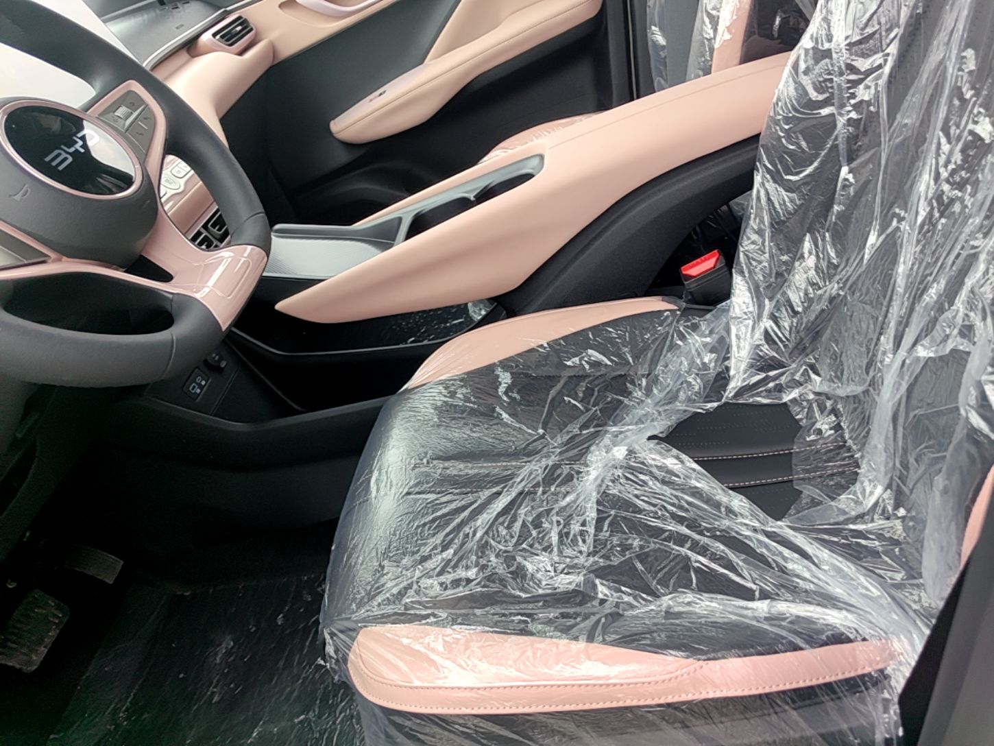 Vordere Reihe im Auto