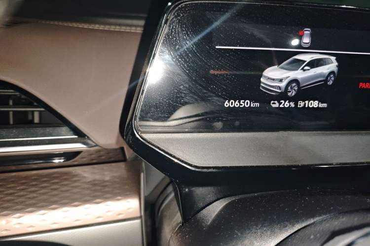 Used Volkswagen ID.6 X 2022 ZhiXiang Pure Long-Range Edition Odometer Close Up