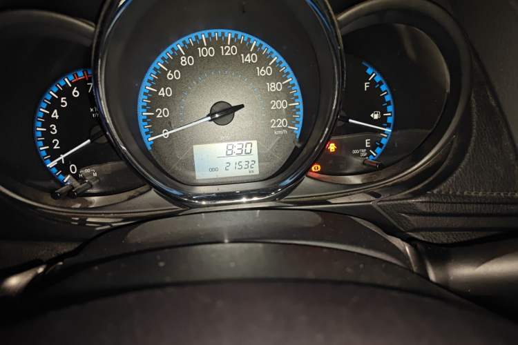 Used Toyota Vios FS 2019 1.5L Manual Fengchi Edition Odometer Close Up