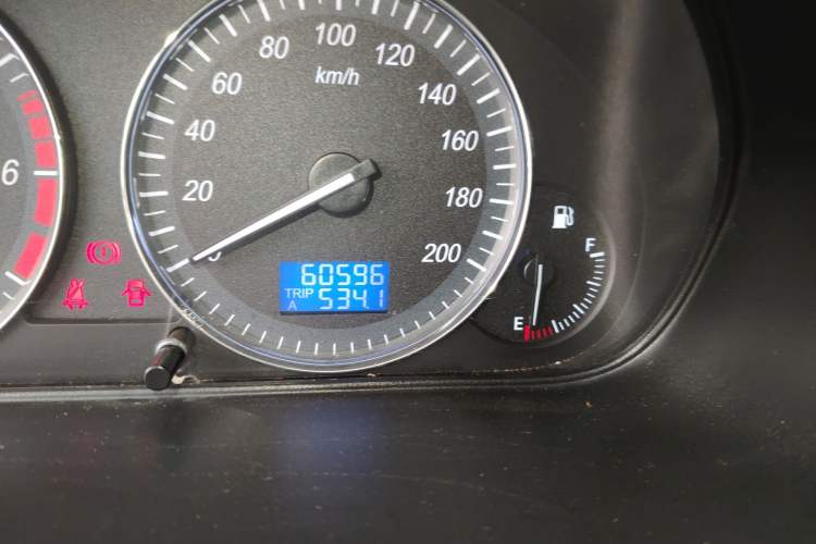 Used BAIC Changhe M50S 2018 1.5L Economy Class DAM15DL Odometer Close Up