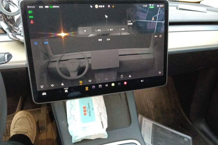 Used Tesla Model Y 2023 Rear-Wheel-Drive Version Audio And AC Panel