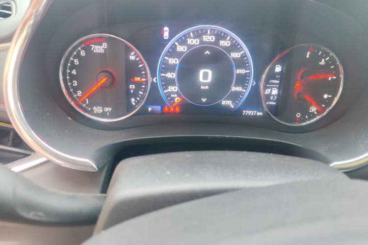 Used Chevrolet Malibu XL 2019 Redline 550T Automatic RuiLian Edition Odometer Close Up