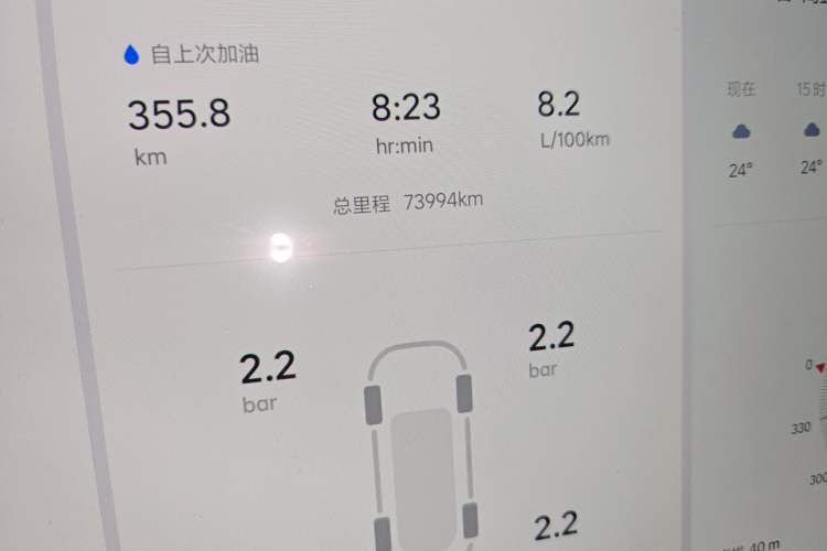 Used Li Auto L9 2023 Pro Model Instrument Cluster