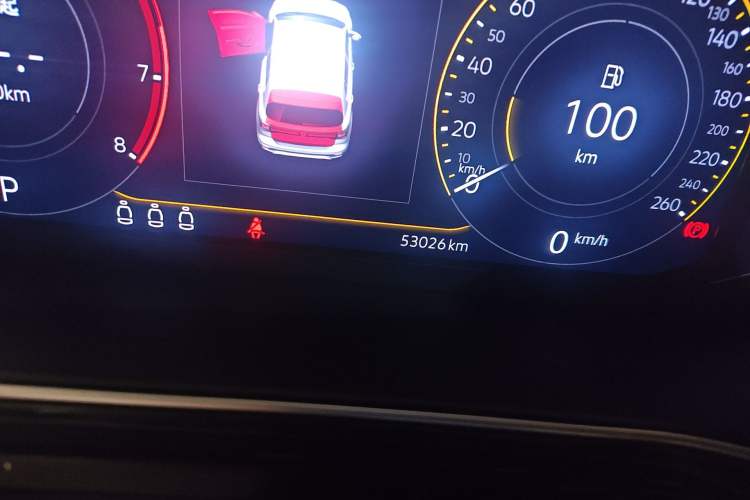 Used Volkswagen Tacqua 2023 200TSI DSG Joy-Connect Edition Odometer Close Up