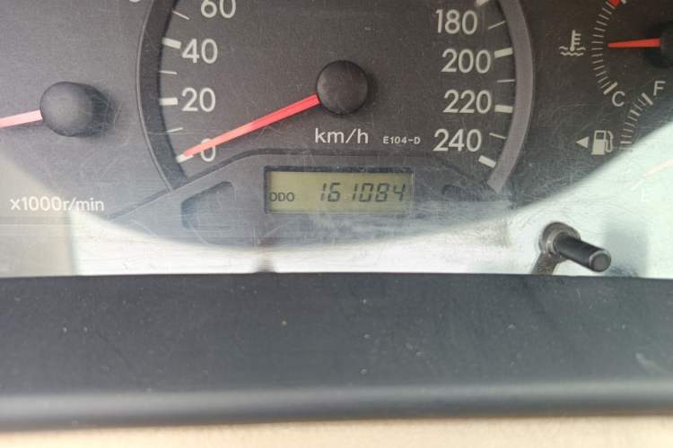 Used Toyota Corolla EX 2010 1.6L Manual Classic Edition Odometer Close Up