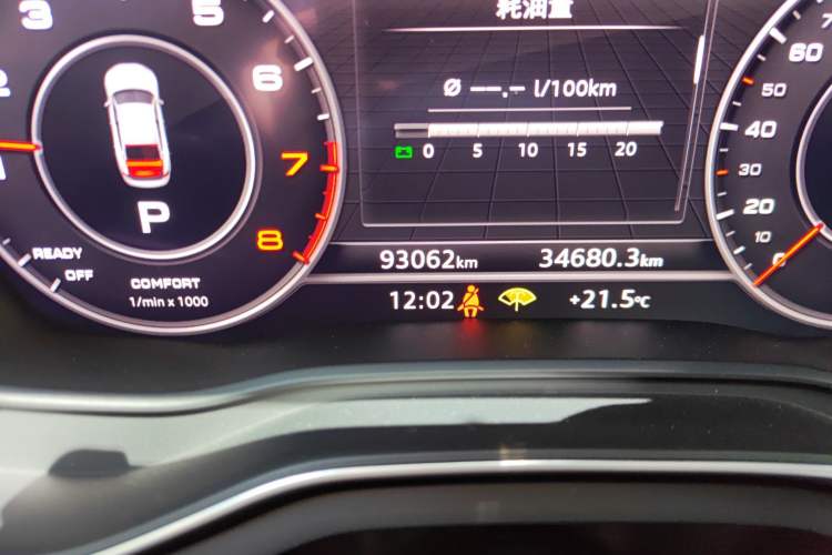 Used Audi A5 2019 Sportback 45 TFSI Fashion Model Odometer Close Up