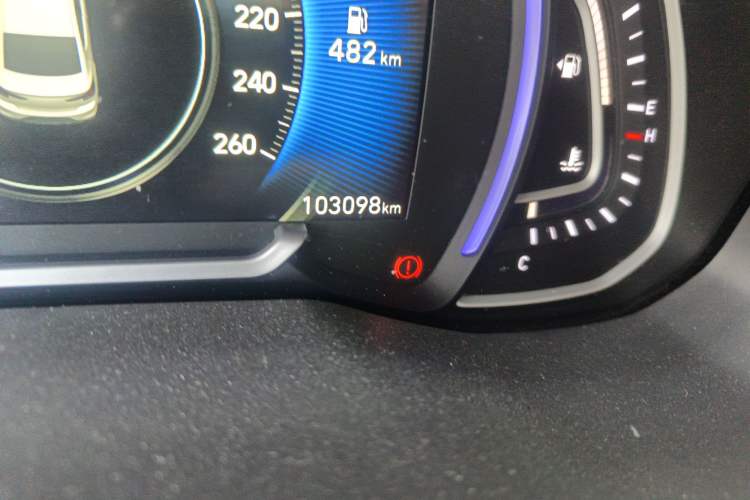 Used Hyundai Elantra (6th Generation / Lingdong) 2019 1.4T Dual-Clutch Xuan Dong · Dynamic Model Odometer Close Up