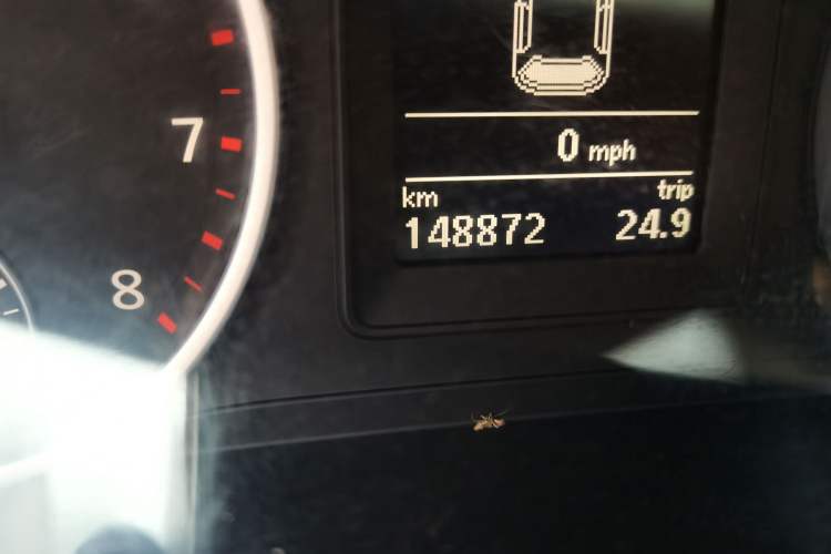 Used Volkswagen Tiguan 2013 1.8 TSI Automatic Two-Wheel Drive Comfort Edition Odometer Close Up