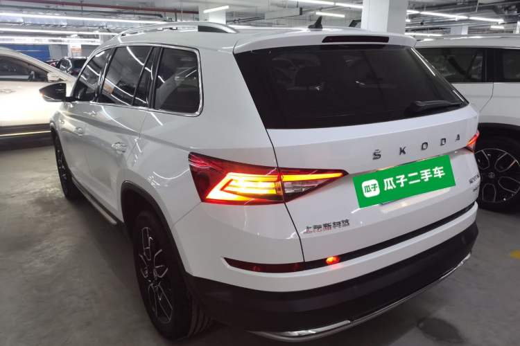 Used Skoda Kodiaq 2019 Facelifted TSI330 5-Seater Two-Wheel-Drive Luxury Enjoyment Edition China VI Standard Rear Left 45 Deg