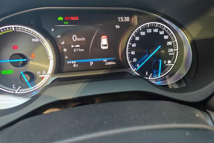 Used Toyota Venza 2022 Dual-Engine 2.5L CVT Two-Wheel Drive Luxury Edition Odometer Close Up