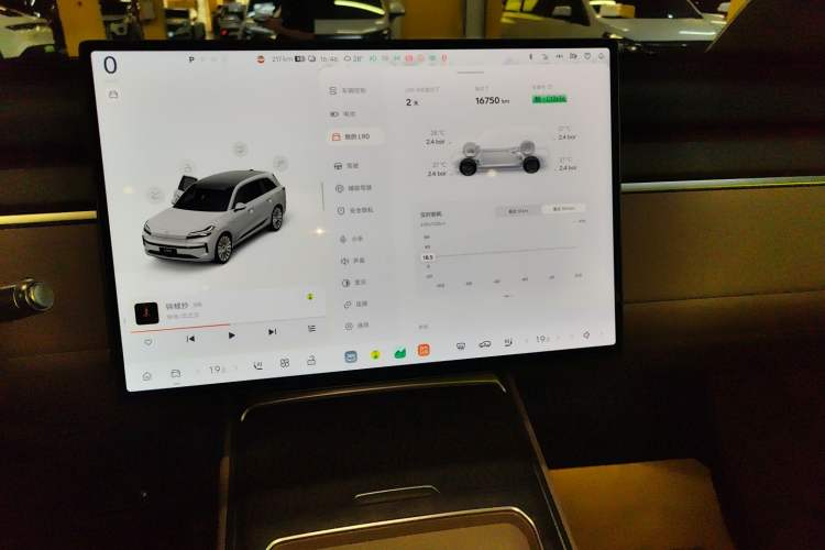 Used ONVO Luxeed L90 2025 Model—Max Six-Seater Version Audio And AC Panel