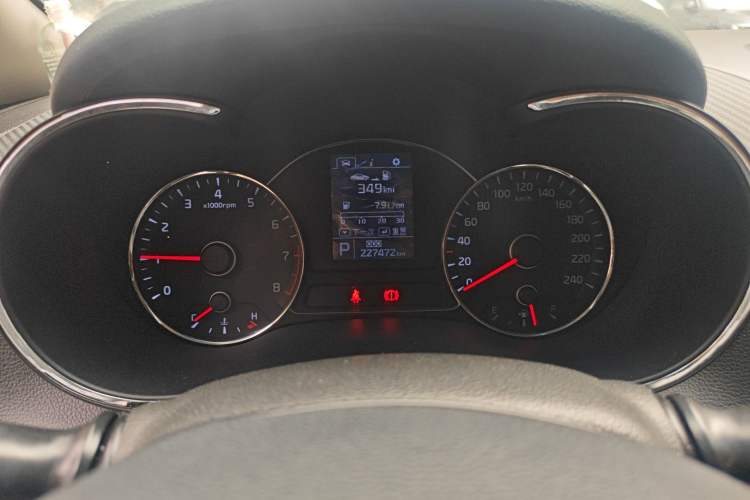 Used Kia K3 2013 1.6L Automatic GL Odometer Close Up