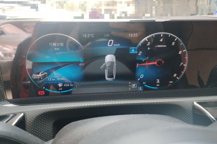 Used Mercedes-Benz A-Class 2022 Second Facelift A 200 L Sport Sedan Fashion Version Instrument Cluster