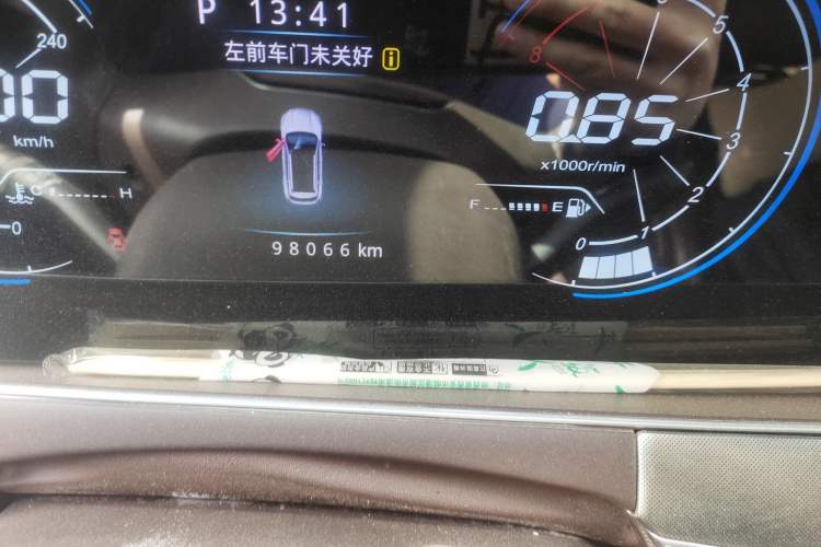 Used Leopaard Mattu 2018 1.6T GDI DCT Elite Model Odometer Close Up