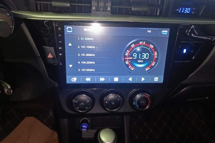 Used Toyota Levin 2016 1.6G CVT Elite Edition Audio And AC Panel