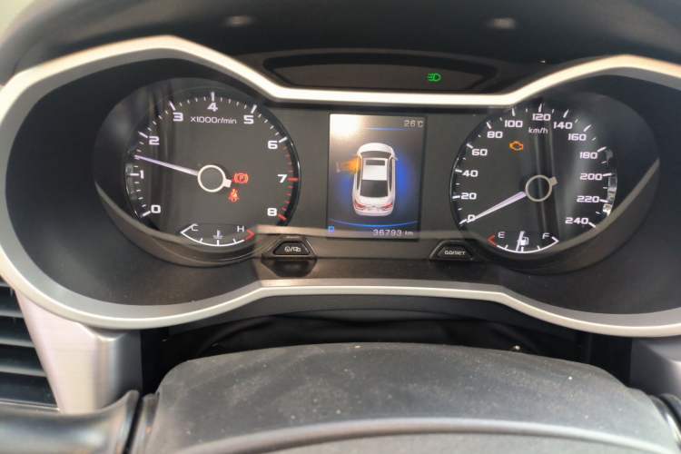 Used Geely Auto Emgrand GL 2019 1.4T CVT Prestige Smart Edition Odometer Close Up