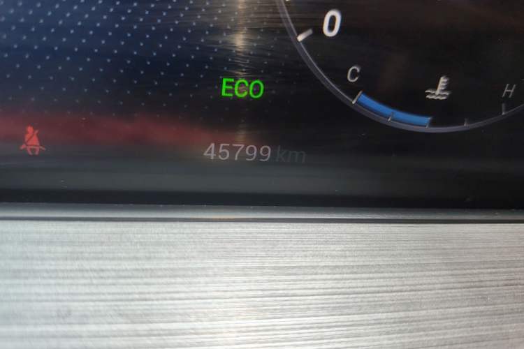 Used Chery Tiggo 7 PLUS 2021 1.5T CVT Prestige Model Odometer Close Up