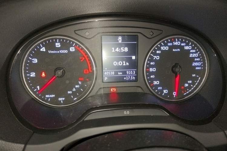 Used Audi A3 2015 Sportback 35 TFSI Millionth Anniversary Comfort Model Odometer Close Up