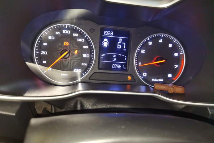 Used MG ZS 2017 1.5L Manual Comfort Edition Odometer Close Up