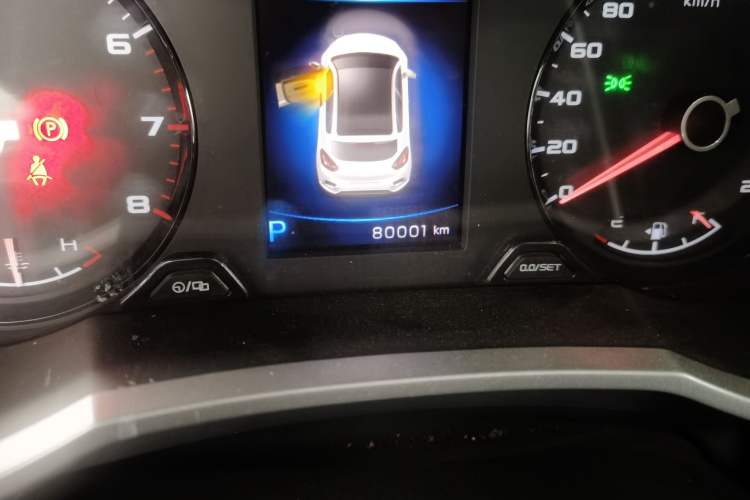 Used Geely Auto Emgrand GS 2018 Lingchao Edition 1.4T Automatic ZhenShang Smart Connectivity Model Odometer Close Up