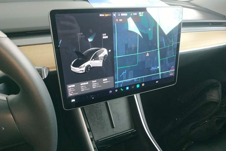 Used Tesla Model 3 2019 Standard Range Rear-Drive Upgraded Version Audio And AC Panel