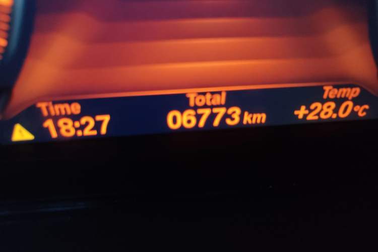 Used BMW 4 Series 2019 430i Convertible M Sport Night Edition Odometer Close Up