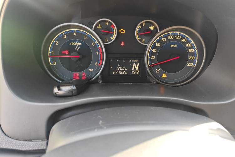 Used Suzuki SX4 2016 1.6L Automatic Classic Edition Odometer Close Up