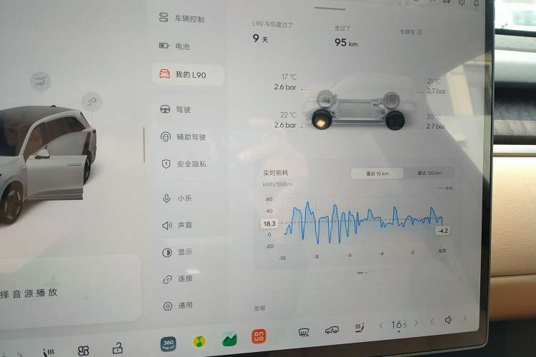 Used ONVO Luxeed L90 2025 Model—Ultra Six-Seater Version Instrument Cluster