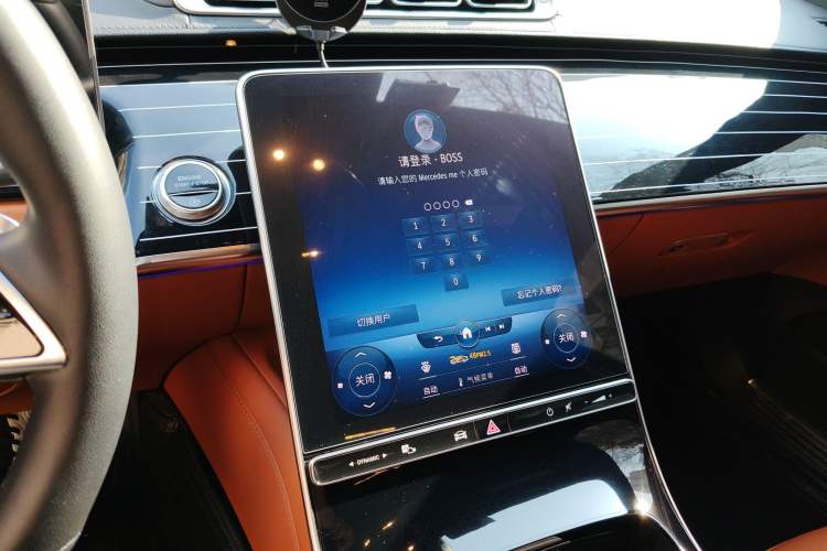 Used Mercedes-Benz S-Class 2021 S 400 L Business Model Audio And AC Panel