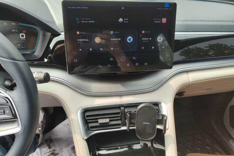 Used BYD Song PLUS New Energy 2021 DM-i 110KM Flagship PLUS Audio And AC Panel