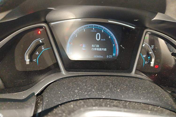 Used Honda Civic 2019 220TURBO CVT Dynamic Edition China VI Odometer Close Up
