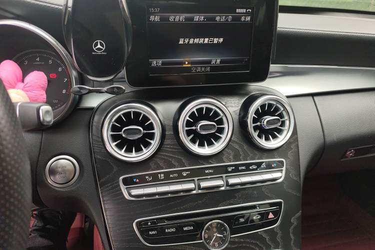 Used Mercedes-Benz C-Class 2017 C 200 L Sport Edition Audio And AC Panel