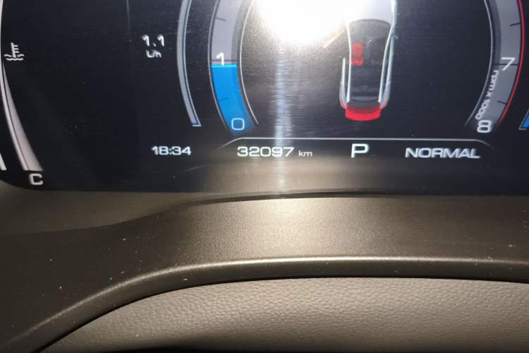 Used Haval LHERY 2021 High-Performance Version 1.5T Golden Rabbit Odometer Close Up