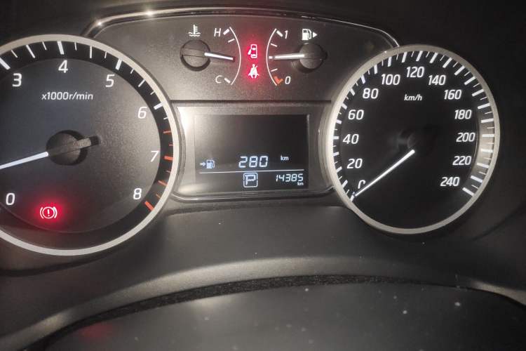 Used Nissan Sylphy 2024 Classic 1.6XE CVT Comfort Edition Odometer Close Up