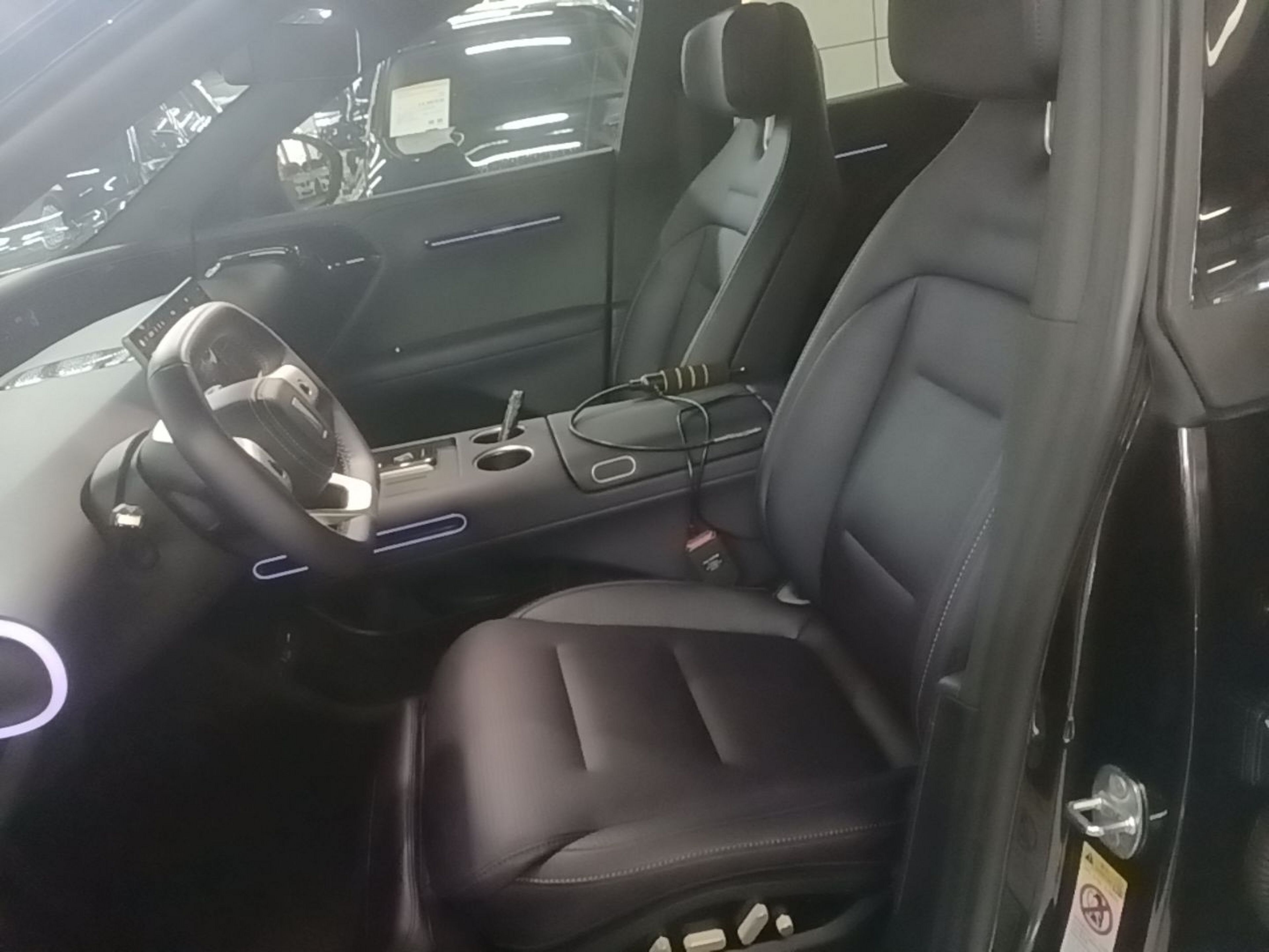 A primeira fila do carro