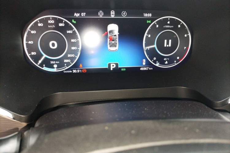 Used Chery Tiggo 8 2019 1.6 TGDI Automatic Prestige Model Odometer Close Up