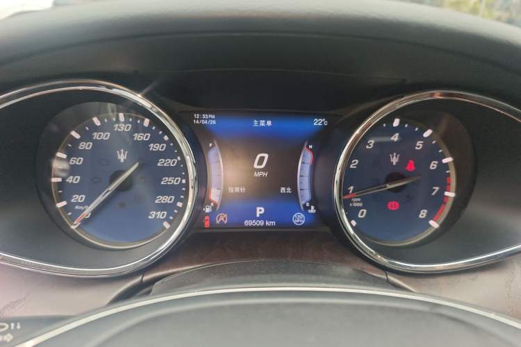 Used Maserati President 2017 3.0T Standard Model Instrument Cluster