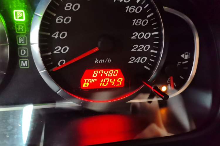 Used Mazda 6 2012 2.0L Automatic Fashion Edition Odometer Close Up