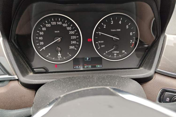 Used BMW X1 2018 sDrive18Li Luxury Model Odometer Close Up