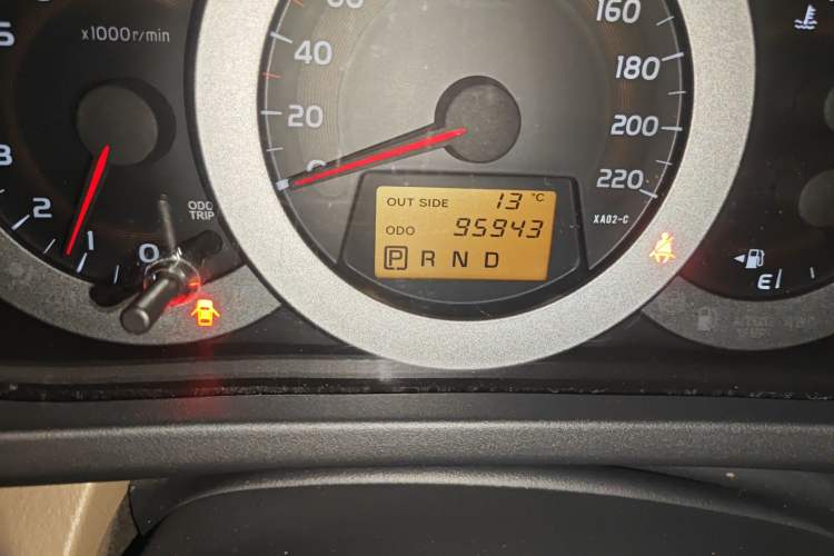 Used Toyota RAV4 2013 Special Edition 2.0L Automatic Classic Odometer Close Up