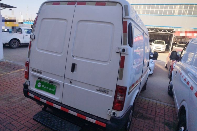 Used JMC Transit 2021 2.8T Space King Standard Version Short Wheelbase Mid-Height Roof 3-Seater Diesel Euro VI JX493 Rear