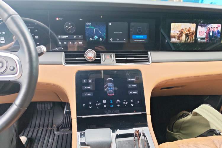 Used Li Auto ONE 2020 Extended-Range 6-Seater Version Audio And AC Panel