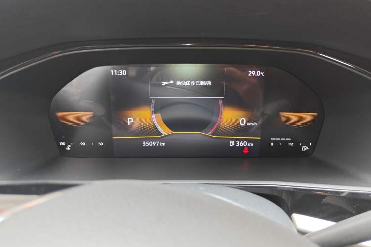 Used Volkswagen Lavida 2022 1.5L Automatic Comfort Edition Odometer Close Up