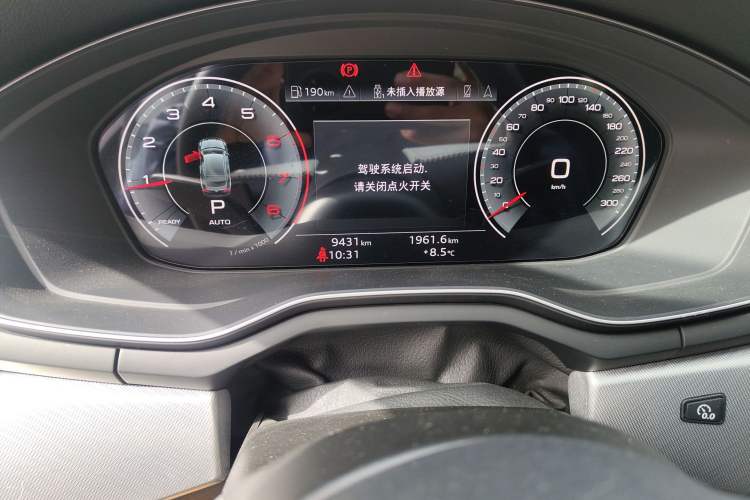 Used Audi A5 2023 Sportback 40 TFSI Fashionable and Dynamic Model Odometer Close Up