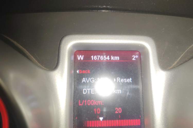 Used Fiat Freemont 2012 2.4L Luxury Edition Odometer Close Up