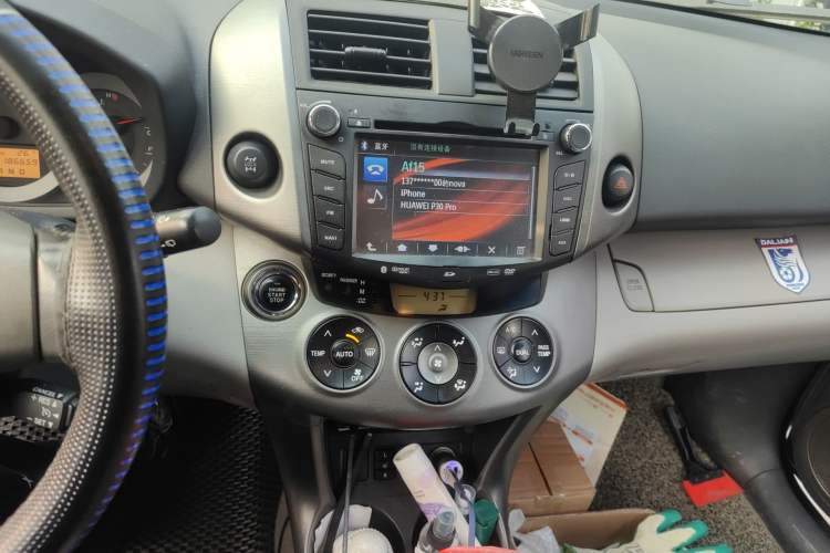 Used Toyota RAV4 2010 2.4L Automatic Deluxe Upgrade Edition Audio And AC Panel