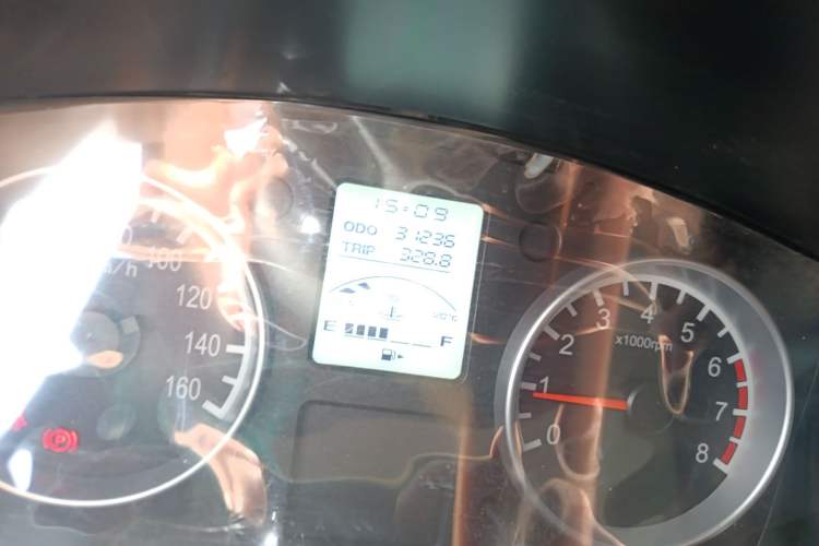 Used Jinbei Hiace X30 2020 1.5L Van Super-Enjoyment Model China VI Standard SWC15M Odometer Close Up