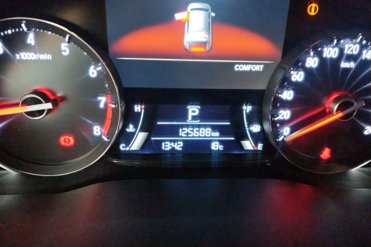 Used Honda Avancier 2017 370TURBO Four-Wheel Drive Prestige Edition Odometer Close Up